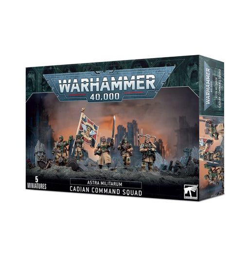 Warhammer 40K: Astra Militarum - Cadian Command Squad - for just $48! 