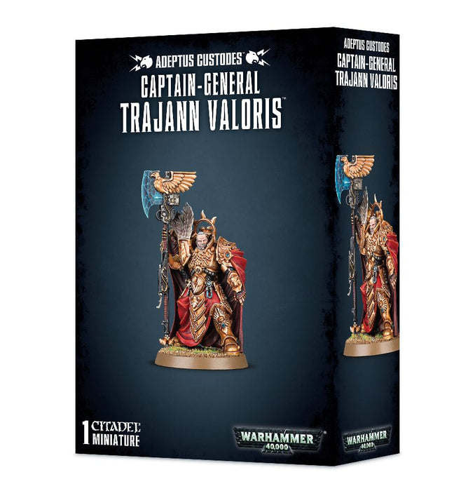 Warhammer 40K: Adeptus Custodes - Captain-General Trajann Valoris - Just $45! Shop now at Retro Gaming of Denver