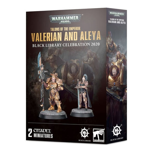 Warhammer 40K: Adeptus Custodes - Talons of the Emperor - Valerian and Aleya - Premium Miniatures - Just $60! Shop now at Retro Gaming of Denver