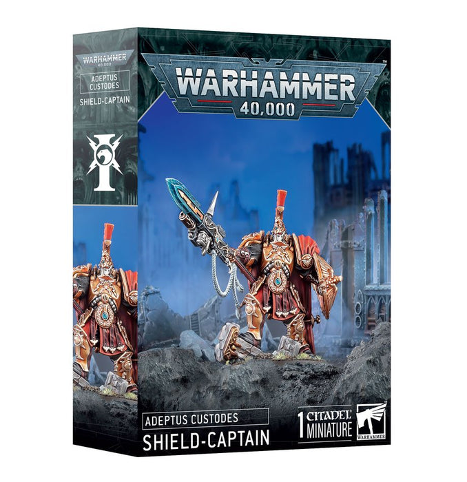 Warhammer 40K: Adeptus Custodes - Shield Captain - Just $42! Shop now at Retro Gaming of Denver