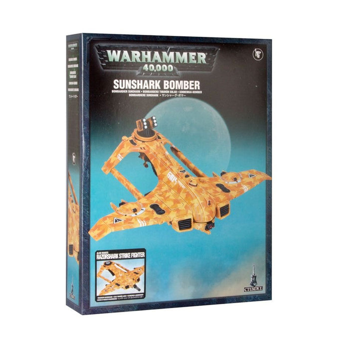 Warhammer 40K: T'au Empire - AX39 Sun Shark Bomber/AX3 Razorshark Strike Fighter - for just $80! 
