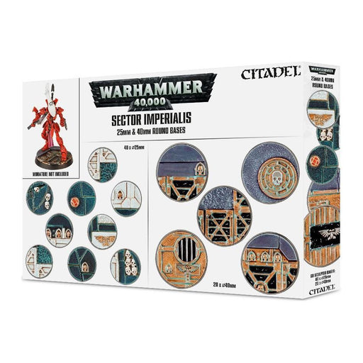 Warhammer 40K: Sector Imperialis - 25 & 40mm Round Bases - Just $42! Shop now at Retro Gaming of Denver