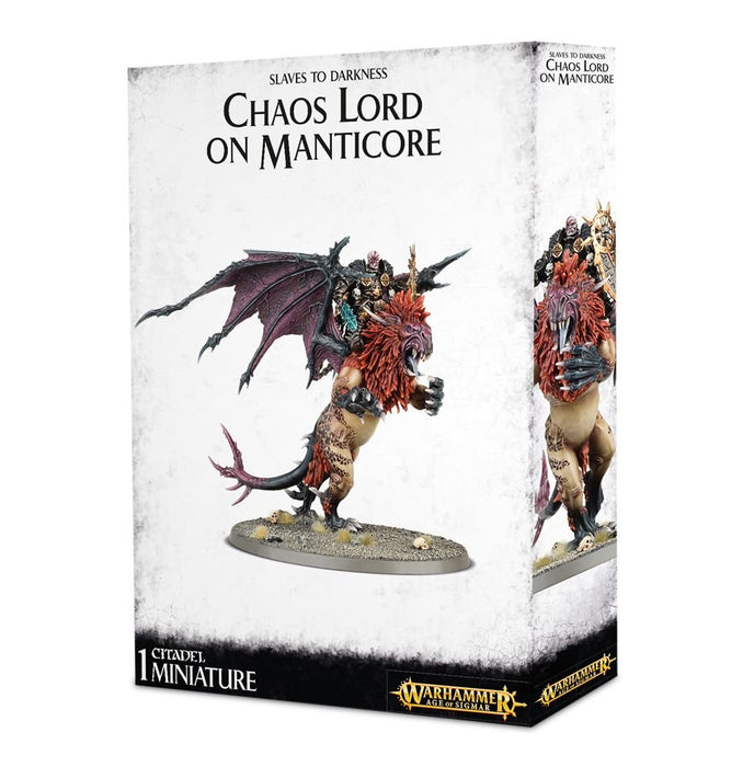 Warhammer: Slaves to Darkness - Chaos Lord on Manticore - for just $54! 