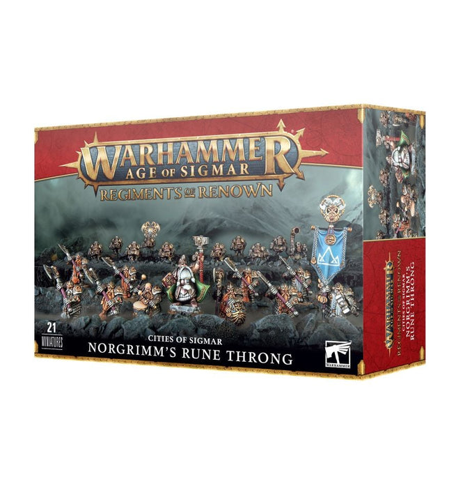Warhammer: Cities of Sigmar - Norgrimm's Rune Throng - for just $110! 