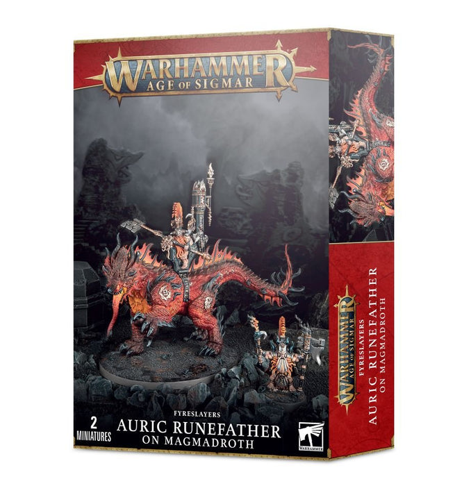 Warhammer: Fyreslayers - Auric Runefather on Magmadroth - Just $118! Shop now at Retro Gaming of Denver