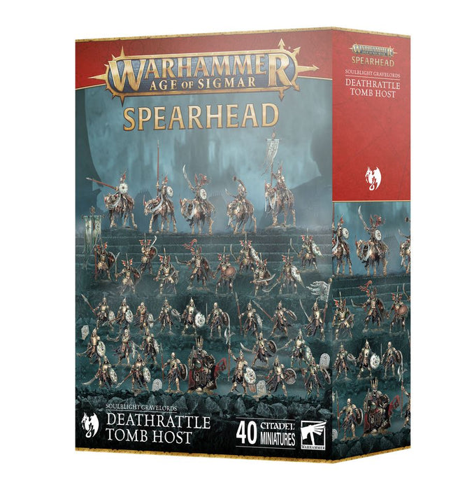 Age of Sigmar: Soulblight Gravelords - Deathrattle Tomb Host Spearhead - for just $130.49! 