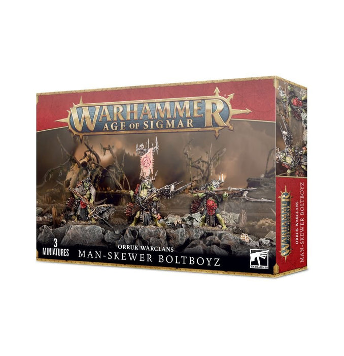 Warhammer: Orruk Warclans - Man-Skewer Boltboyz - Just $58! Shop now at Retro Gaming of Denver