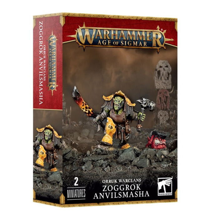 Age of Sigmar: Zoggrok Anvilsmasha - Orruk Warclans Character - for just $44.99! 