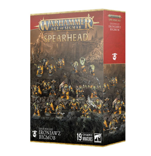 Warhammer: Age of Sigmar - Orruk Warclans - Ironjawz Bigmob Spearhead - for just $123.99! 