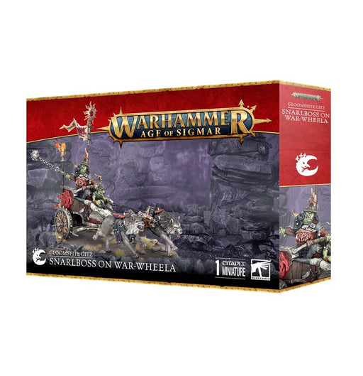 Age of Sigmar: Gloomspite Gitz - Snarlboss on War-Wheela - for just $99.99! 