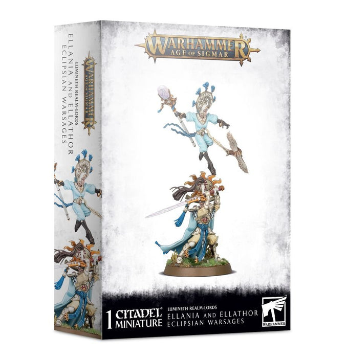 Warhammer: Lumineth Realm-lords - Ellania and Ellathor, Eclipsian Warsages - for just $50! 