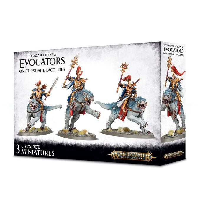 Warhammer: Stormcast Eternals - Evocators on Celestial Dracolines - for just $62.50! 