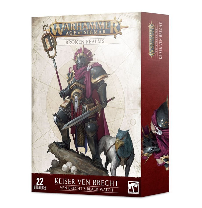 Warhammer: Broken Realms - Storm Cast Eternals - Keiser Ven Brecht & Ven Brecht's Black Watch - for just $100! 