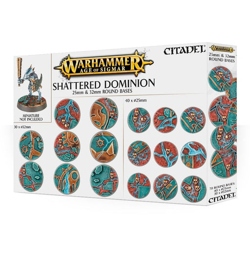 Warhammer: Age of Sigmar - Shattered Dominion 25 & 32mm Round Bases - Just $42! Shop now at Retro Gaming of Denver