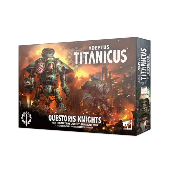 Adeptus Titanicus - Questoris Knights W/ Thunderstrike Gauntlets & Rocket Pods - for just $45! 