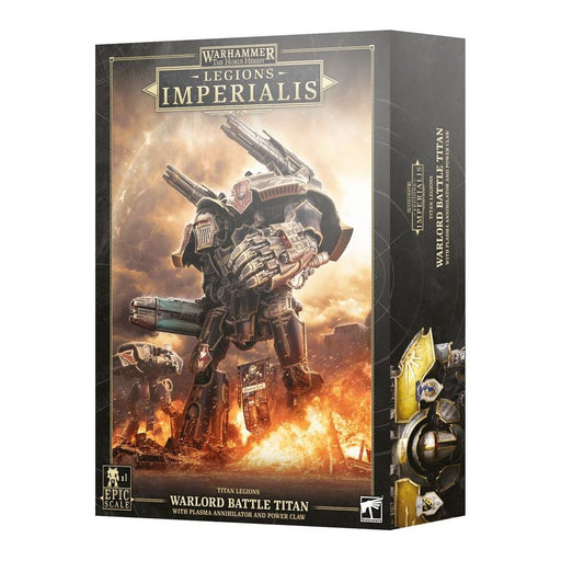 Warhammer Legions Imperialis: Warlord Titan With Power Claw and Plasma Annihilator - Premium Miniatures - Just $118! Shop now at Retro Gaming of Denver