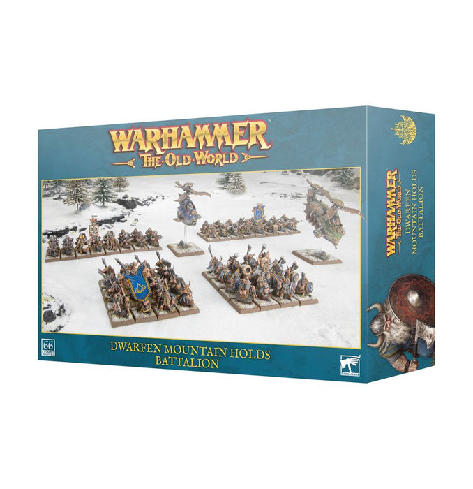 Warhammer: The Old World - Dwarfen Mountain Holds Battalion - for just $195! 