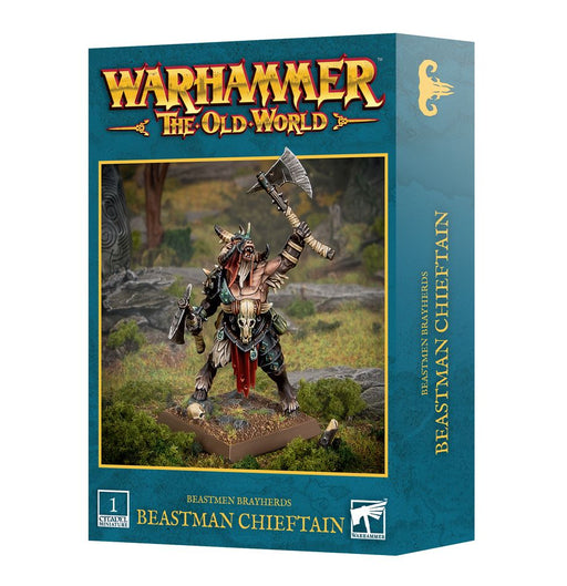 Warhammer: The Old World - Beastmen Brayherds - Beastman Chieftain - for just $30! 