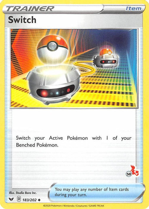 Switch (183/202) (Cinderace Stamp #58) [Battle Academy 2022] - for just $0.10! 