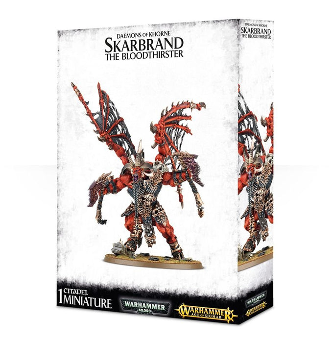 Warhammer 40K: Chaos Daemons - Khorne Skarbrand, the Bloodthirster - for just $170! 