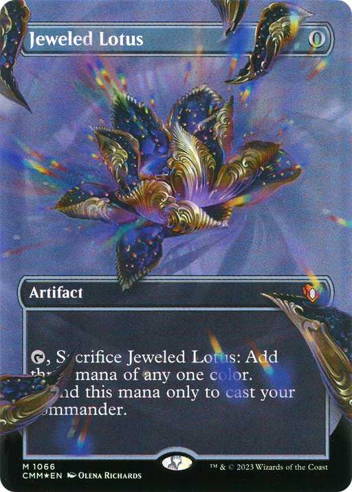 Jeweled Lotus (CMM-1066) - Commander Masters (Borderless) Foil - for just $152.52! 