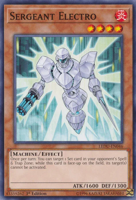 Sergeant Electro [LEDU-EN046] Common - for just $0.10! 