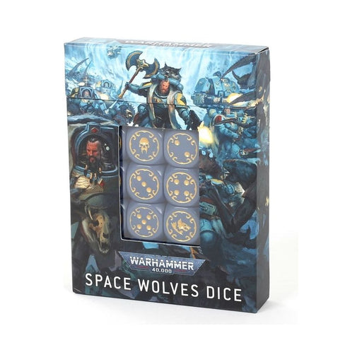 Warhammer 40K: Space Wolves - Dice Set - Premium Miniatures - Just $35! Shop now at Retro Gaming of Denver