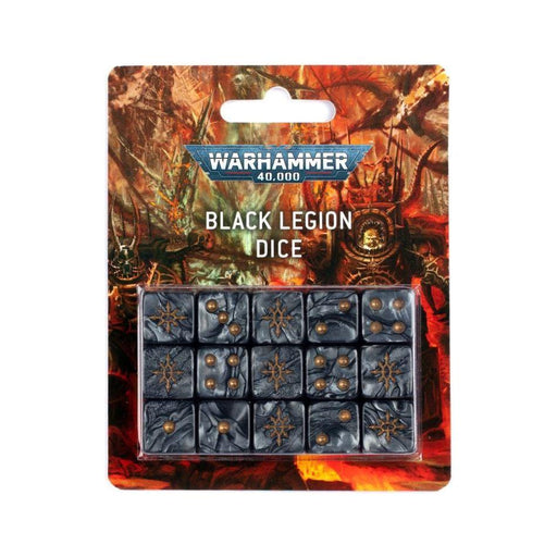 Warhammer 40K: Black Legion - Dice Set - Premium Miniatures - Just $35! Shop now at Retro Gaming of Denver