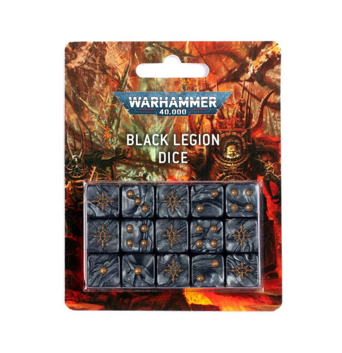 Warhammer 40K: Black Legion - Dice Set - for just $35! 