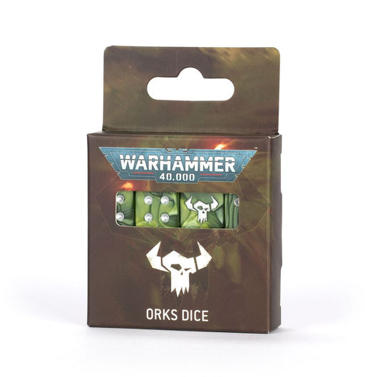 Warhammer 40k Dice: Orks - for just $31.99! 