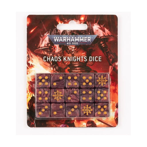 Warhammer 40K: Chaos Knights - Dice Set - Premium Miniatures - Just $35! Shop now at Retro Gaming of Denver