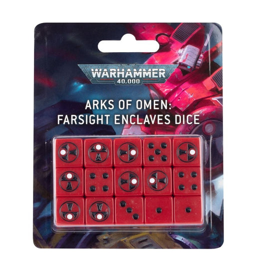 Warhammer 40K: Arks of Omen - Farsight Enclaves Dice Set - Just $35! Shop now at Retro Gaming of Denver