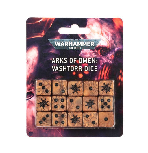 Warhammer 40K: Arks of Omen - Vashtorr Dice Set - Just $35! Shop now at Retro Gaming of Denver