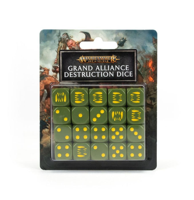 Warhammer: Grand Alliance Destruction - Dice Pack 2021 - for just $35! 