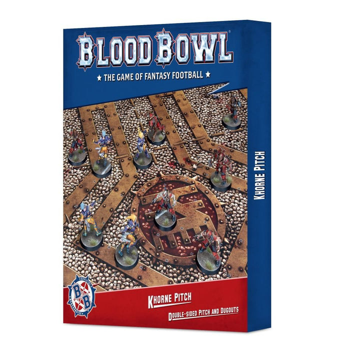 Blood Bowl: Khorne - Double-sided Pitch and Dugouts Set - for just $50! 