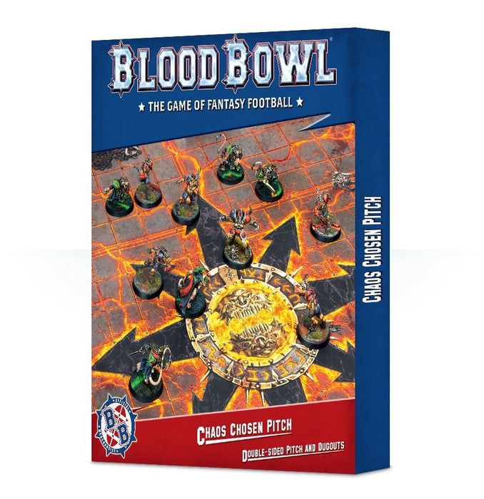 Blood Bowl: Chaos Chosen - Double-sided Pitch and Dugouts Set - for just $47! 