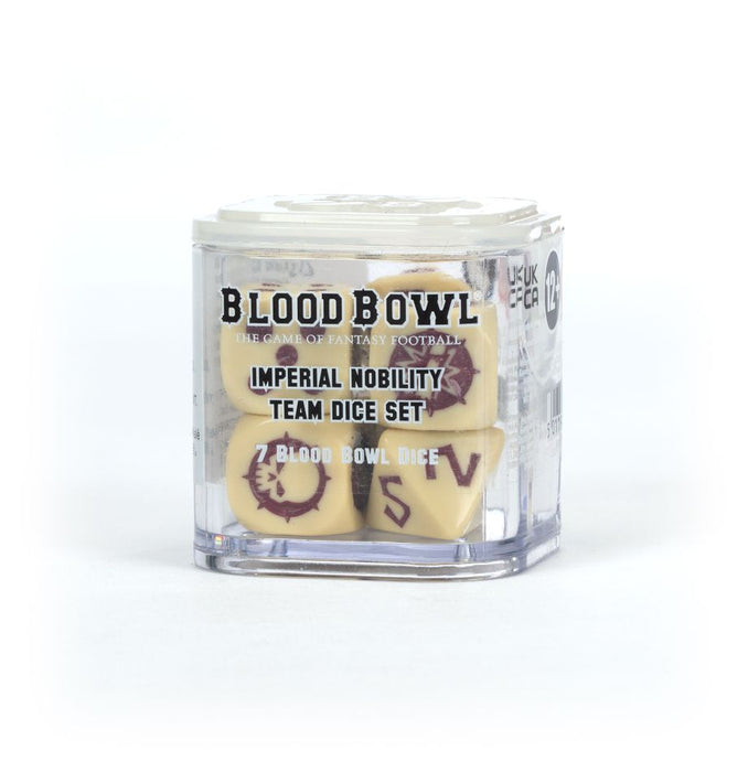 Blood Bowl: Imperial Nobility Team Dice Set - for just $15! 