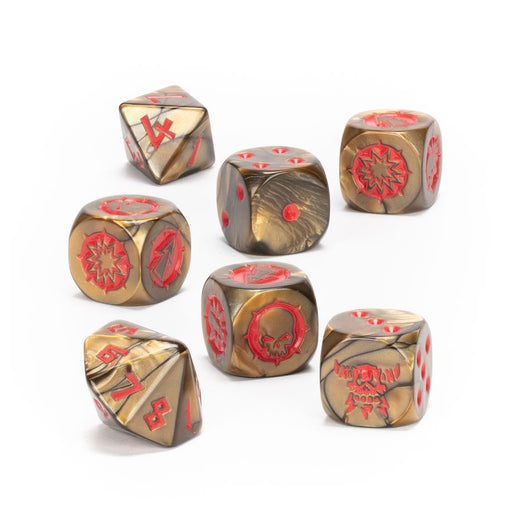 Blood Bowl: Chaos Dwarf Team Dice Set - for just $19.99! 