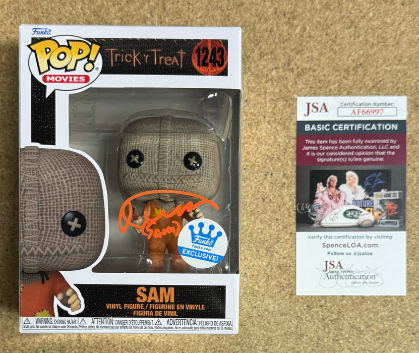 Quinn Lord Signed Trick R Treat Sam Funko Pop! #1243 FS Exclusive With JSA COA - for just $100! 