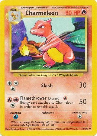 Charmeleon (24/102) [Base Set Unlimited] - for just $1.10! 