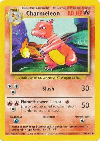Charmeleon (24/102) [Base Set Unlimited] - for just $0.90! 