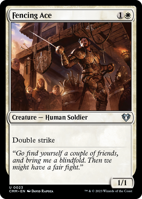 Fencing Ace (CMM-023) - Commander Masters - for just $0.01! 