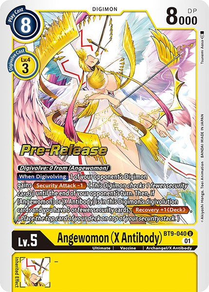 Angewomon (X Antibody) [BT9-040] [X Record Pre-Release Promos] - Just $4.90! Shop now at Retro Gaming of Denver