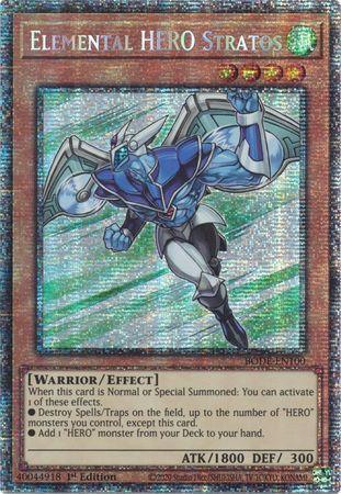 Elemental HERO Stratos [BODE-EN100] Starlight Rare - for just $34.40! 