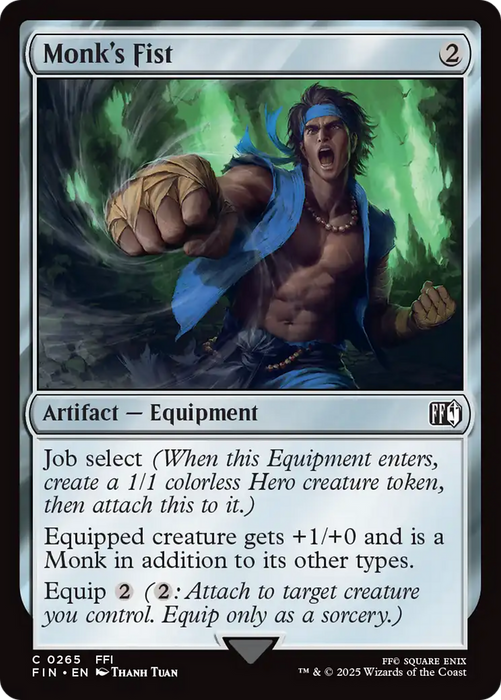 Monk's Fist (FIN-265) - FINAL FANTASY Foil - for just $0.04! 