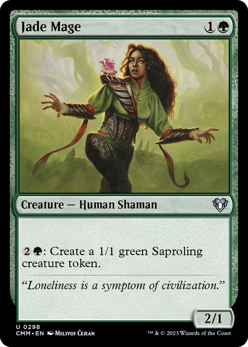 Jade Mage (CMM-298) - Commander Masters - for just $0.09! 