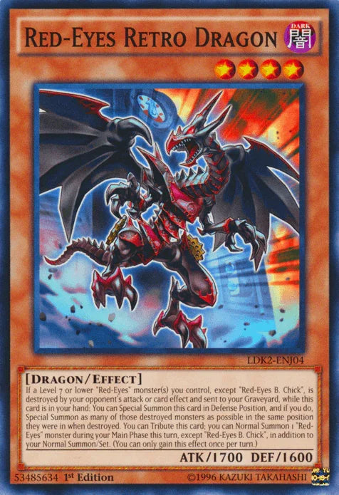 Red-Eyes Retro Dragon [LDK2-ENJ04] Common - for just $0.10! 