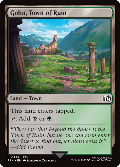 Gohn, Town of Ruin (FIN-278) - FINAL FANTASY Foil - for just $0.07! 