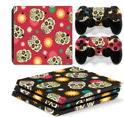 PS4 Pro Anti-Scrape Geometric Pattern Sticker | Durable Protection for Gaming Console - for just $25.94! 