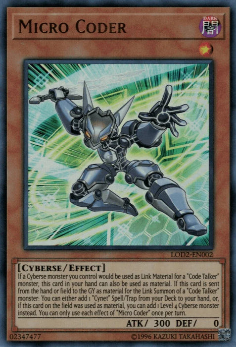 Micro Coder [LOD2-EN002] Ultra Rare - for just $0.35! 